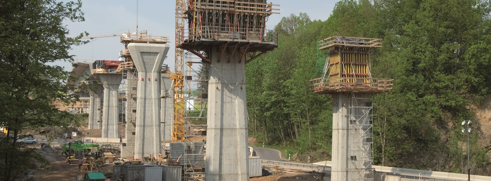 Header: Referenzprojekt Talbrücke über die Zwickauer Mulde